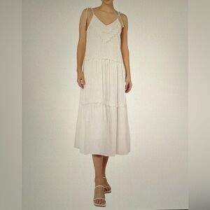 Black tape Women’s vintage inspired Eyelet Dress, XL, NWT